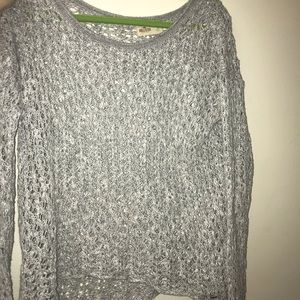 Hollister Gray Sweater. Size: L
